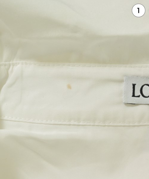 LOEWE（ロエベ）カジュアルシャツ 白 サイズ:36(XS位) レディース/2200711175099