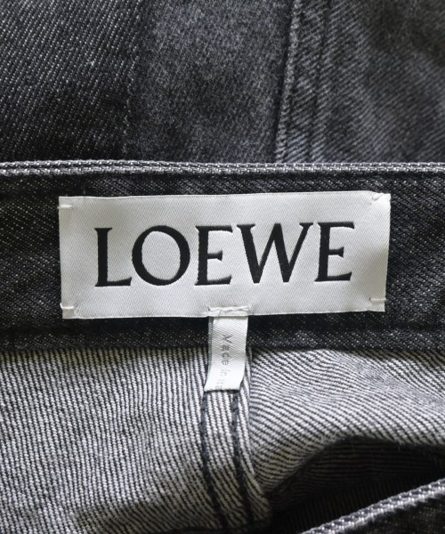 LOEWE（ロエベ）クロップドパンツ 黒 サイズ:34(XXS位) レディース/2200711477117