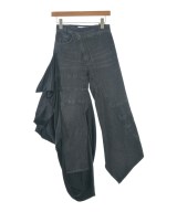 LOEWE（ロエベ）クロップドパンツ 黒 サイズ:34(XXS位) レディース/2200711477117