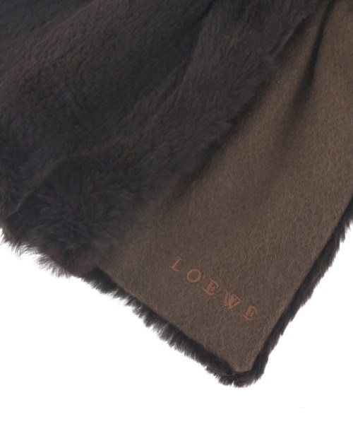LOEWE（ロエベ）マフラー 茶 サイズ:- レディース/2200709298281