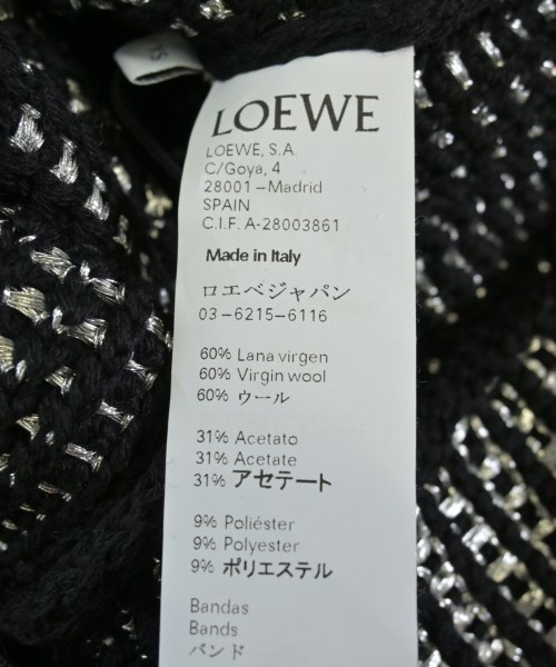 LOEWE（ロエベ）カジュアルジャケット 黒 サイズ:XS レディース/2200711934030