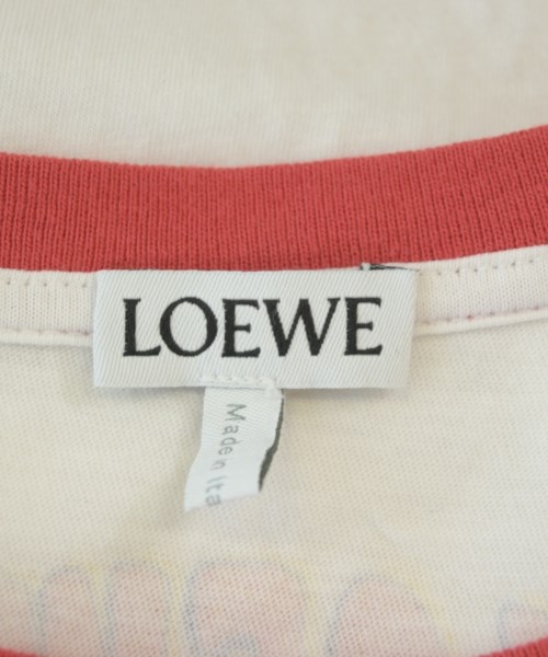 LOEWE（ロエベ）Tシャツ・カットソー 白 サイズ:L レディース/2200709505105