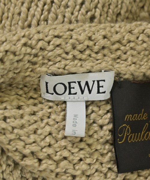 LOEWE（ロエベ）ニット・セーター ベージュ サイズ:L メンズ/2200716080046