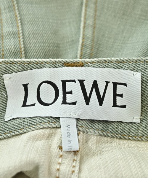 LOEWE（ロエベ）デニムパンツ カーキ サイズ:46(M位) メンズ/2200717281107