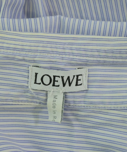 LOEWE（ロエベ）カジュアルシャツ 青 サイズ:38(S位) メンズ/2200718552107