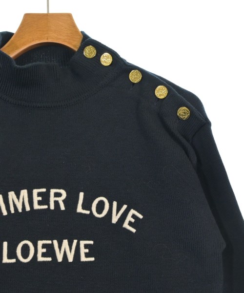 LOEWE（ロエベ）ニット・セーター 紺 サイズ:XS メンズ/2200718552145