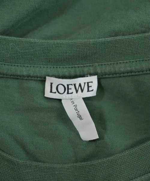 LOEWE（ロエベ）Tシャツ・カットソー 緑 サイズ:S メンズ/2200718552367