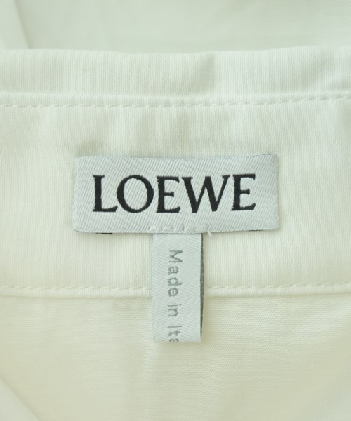 LOEWE（ロエベ）カジュアルシャツ 白 サイズ:34(XXS位) レディース/2200718593162