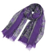 LOEWE（ロエベ）ストール 紫 サイズ:- レディース/2200645300048