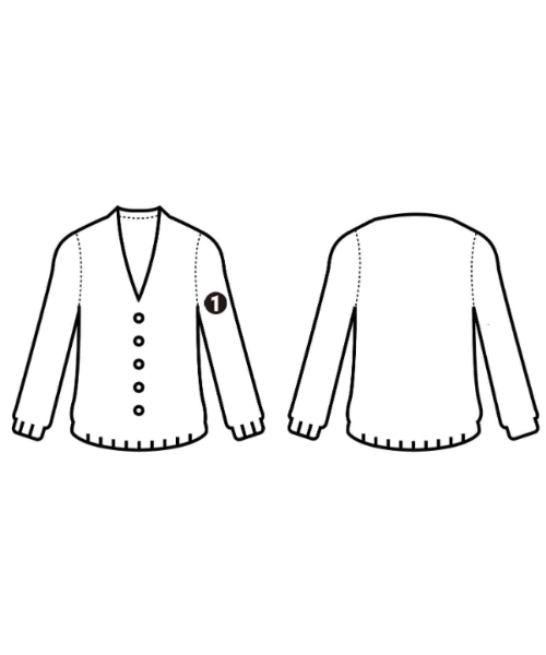 LOEWE（ロエベ）カーディガン 紺 サイズ:L メンズ/2200236360024