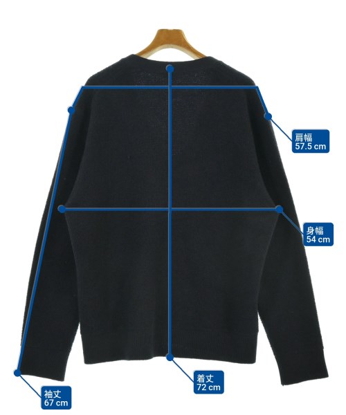 LOEWE（ロエベ）カーディガン 紺 サイズ:L メンズ/2200236360024