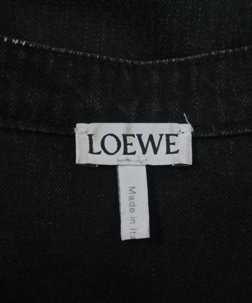 LOEWE（ロエベ）カジュアルシャツ 黒 サイズ:38(S位) レディース/2200645971026