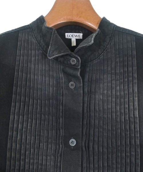 LOEWE（ロエベ）カジュアルシャツ 黒 サイズ:38(S位) レディース/2200645971026