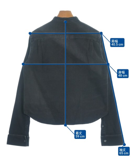 LOEWE（ロエベ）カジュアルシャツ 黒 サイズ:38(S位) レディース/2200645971026