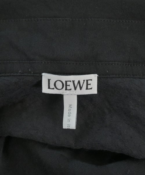 LOEWE（ロエベ）カジュアルシャツ 黒 サイズ:XS メンズ/2200644124027