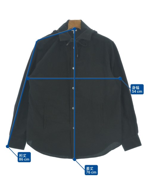 LOEWE（ロエベ）カジュアルシャツ 黒 サイズ:XS メンズ/2200644124027