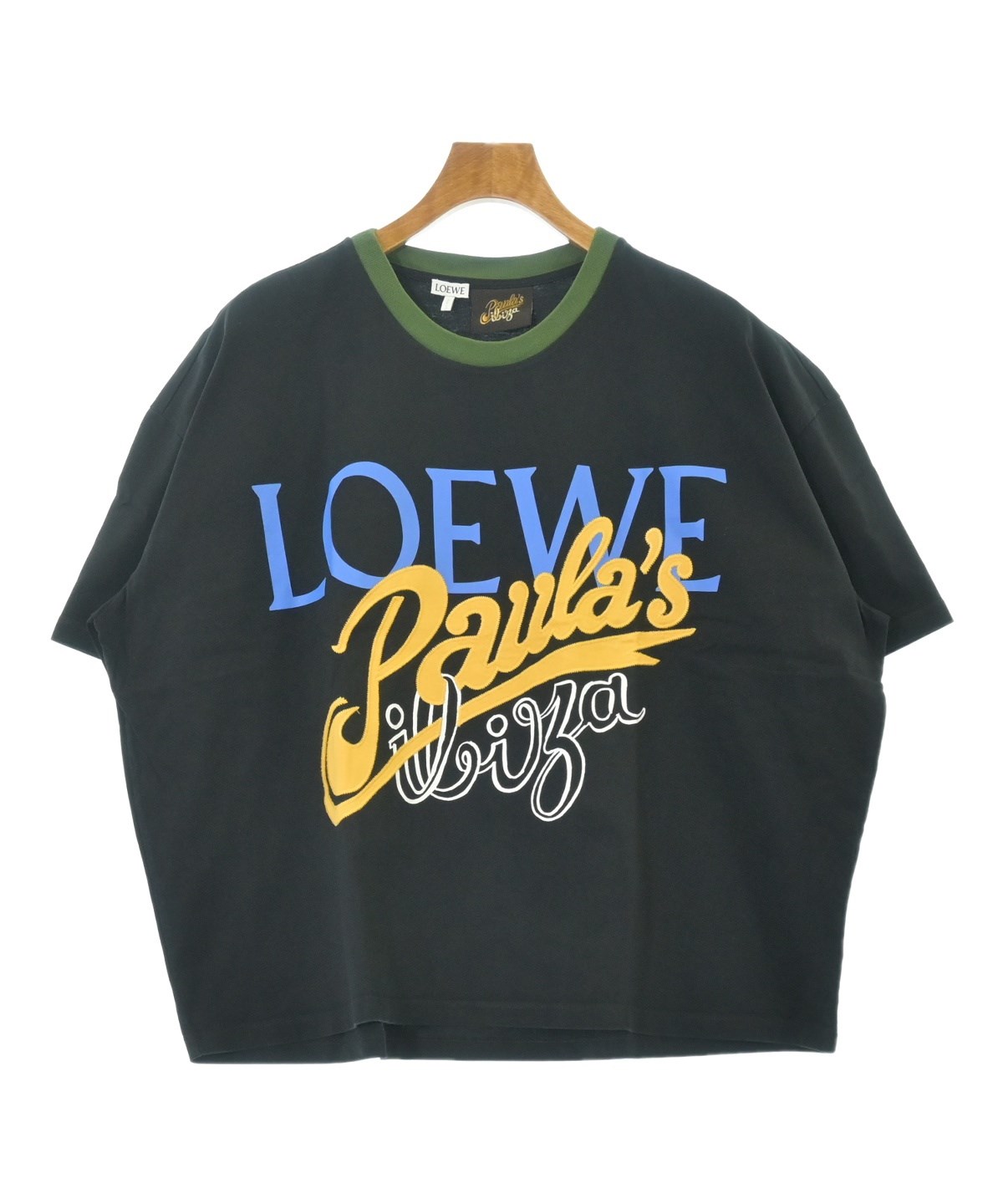 LOEWE（ロエベ）Tシャツ・カットソー 黒 サイズ:L メンズ