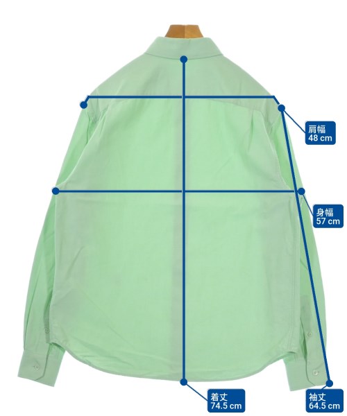 LOEWE（ロエベ）カジュアルシャツ 緑 サイズ:38(S位) メンズ/2200647570043