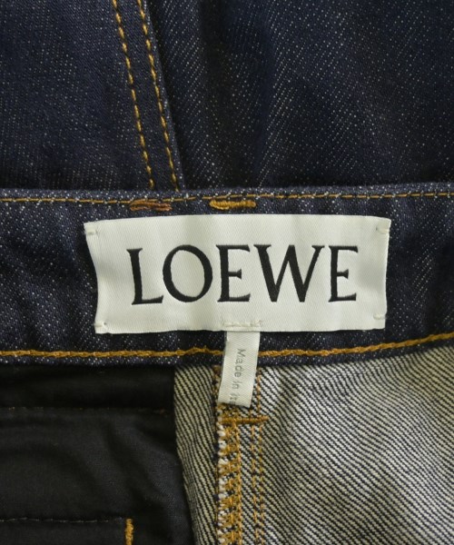 LOEWE（ロエベ）デニムパンツ 紺 サイズ:38(S位) レディース/2200647606018