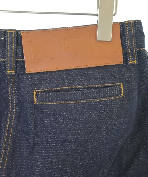 LOEWE（ロエベ）デニムパンツ 紺 サイズ:38(S位) レディース/2200647606018