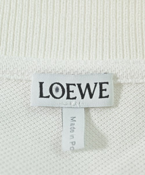 LOEWE（ロエベ）ポロシャツ 白 サイズ:M メンズ/2200647782019