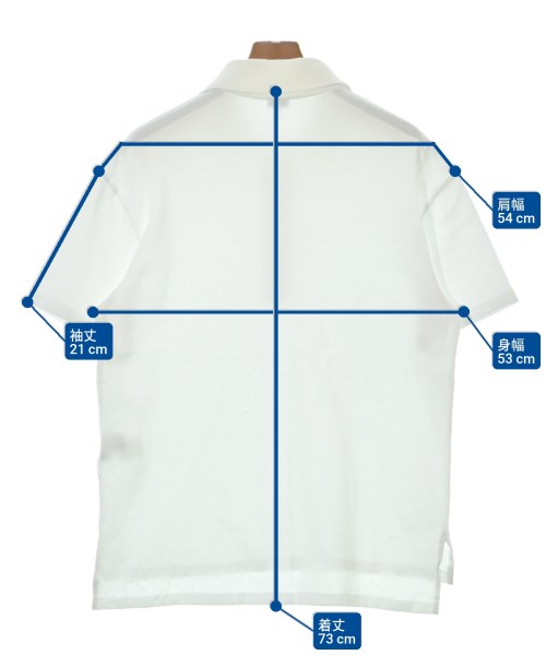 LOEWE（ロエベ）ポロシャツ 白 サイズ:M メンズ/2200647782019