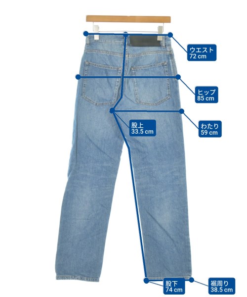 LOEWE（ロエベ）デニムパンツ 青 サイズ:44(L位) レディース/2200647907047