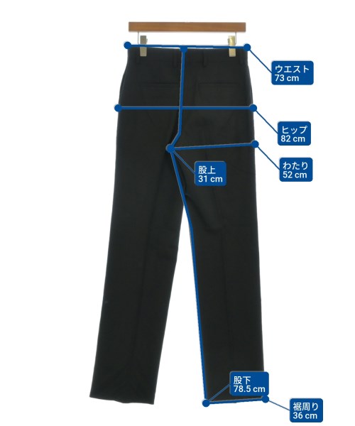 LOEWE（ロエベ）スラックス 黒 サイズ:36(XS位) レディース/2200649612017