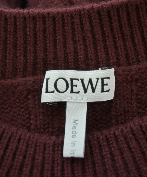 LOEWE（ロエベ）ニット・セーター 赤 サイズ:S レディース/2200638269093