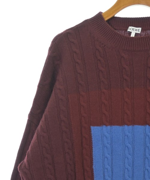 LOEWE（ロエベ）ニット・セーター 赤 サイズ:S レディース/2200638269093