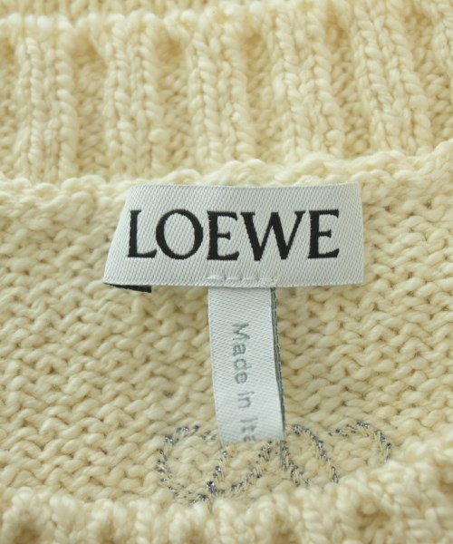 LOEWE（ロエベ）ニット・セーター 白 サイズ:M レディース/2200638269161
