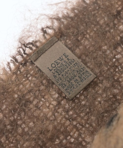 LOEWE（ロエベ）マフラー 茶 サイズ:- レディース/2200641901065