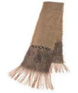 LOEWE（ロエベ）マフラー 茶 サイズ:- レディース/2200641901065
