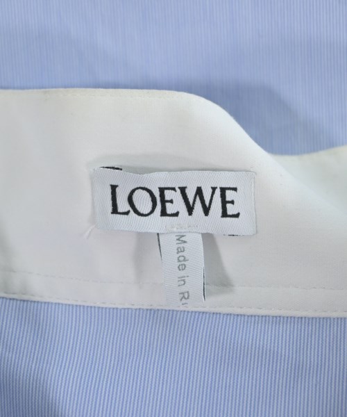 LOEWE（ロエベ）カジュアルシャツ 青 サイズ:M メンズ/2200650075023