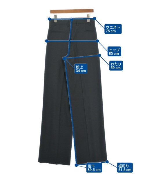 LOEWE（ロエベ）スラックス 黒 サイズ:38(S位) レディース/2200650798014