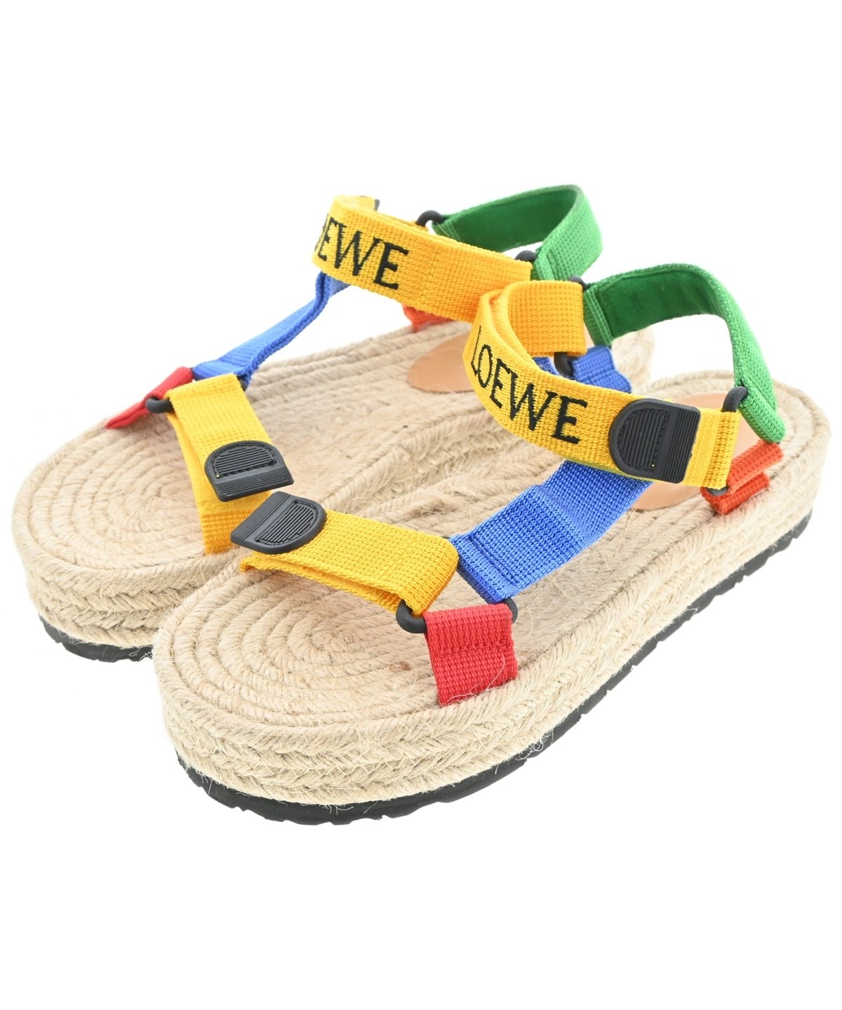 LOEWE（ロエベ）サンダル ベージュ サイズ:EU37(23.5cm位) レディース