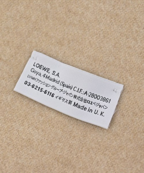 LOEWE（ロエベ）マフラー 白 サイズ:- レディース/2200651546027