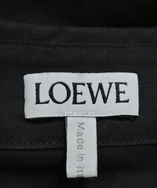 LOEWE（ロエベ）カジュアルシャツ 黒 サイズ:39(M位) メンズ/2200651589024
