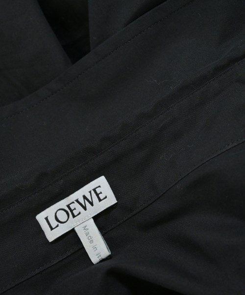 LOEWE（ロエベ）カジュアルシャツ 黒 サイズ:39(M位) メンズ/2200651589024