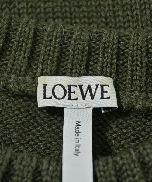 LOEWE（ロエベ）ニット・セーター カーキ サイズ:S メンズ/2200652689037