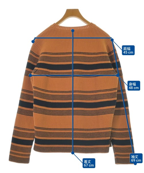 LOEWE（ロエベ）ニット・セーター オレンジ サイズ:L メンズ/2200652660111