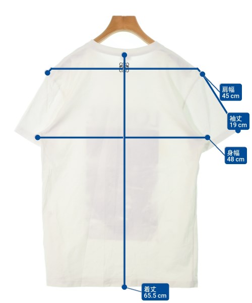 LOEWE（ロエベ）Tシャツ・カットソー 白 サイズ:S レディース/2200653411088