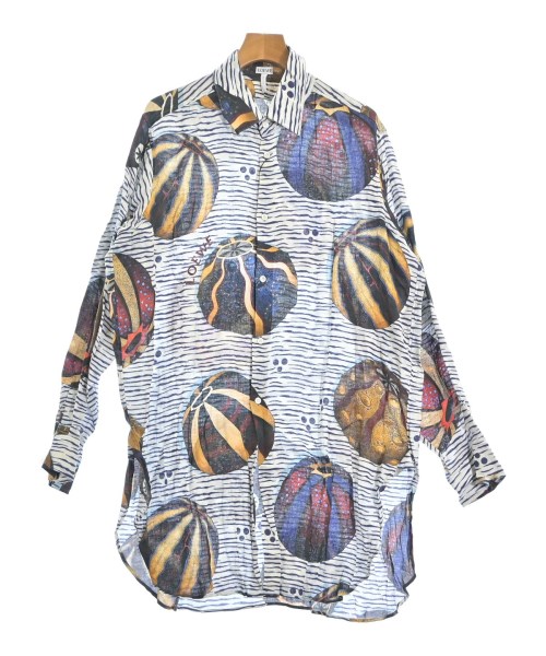 LOEWE(ロエベ)カジュアルシャツ 白 サイズ:L/2200653583013