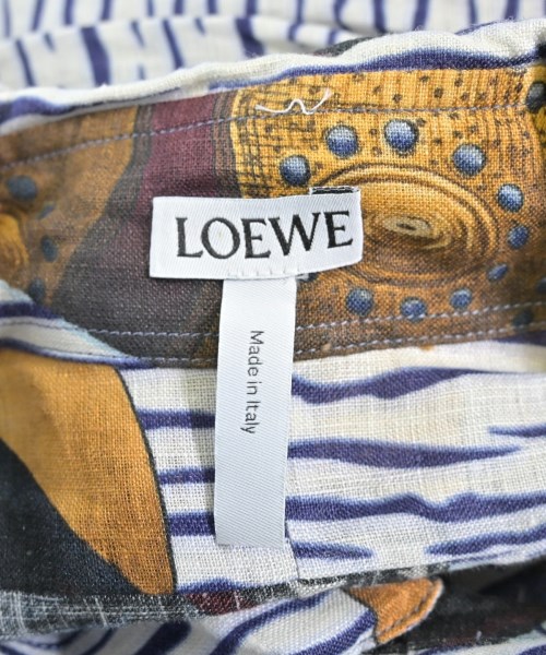 LOEWE（ロエベ）カジュアルシャツ 白 サイズ:L メンズ/2200653583013