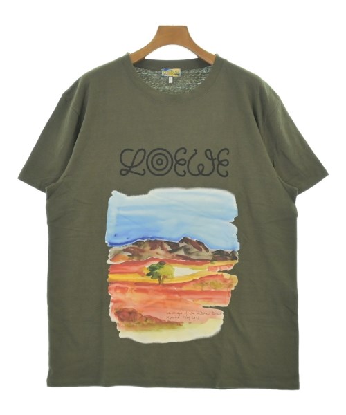 LOEWE(ロエベ)Tシャツ・カットソー カーキ サイズ:XL/2200702312151