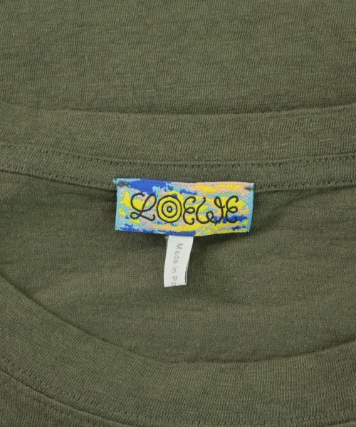 LOEWE（ロエベ）Tシャツ・カットソー カーキ サイズ:XL メンズ/2200702312151