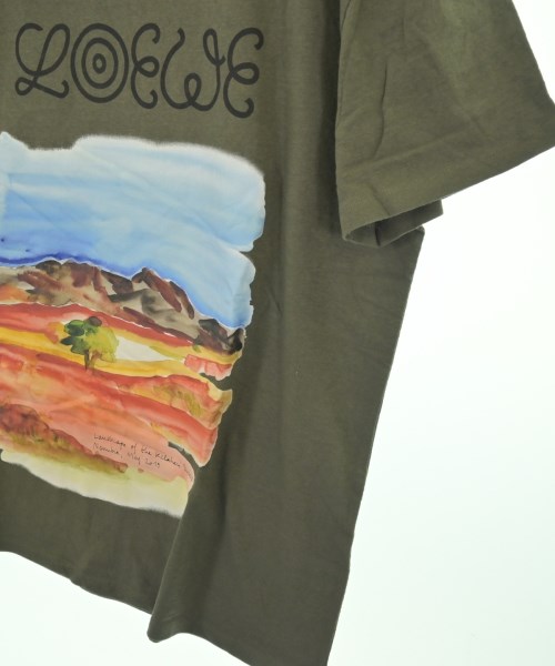 LOEWE（ロエベ）Tシャツ・カットソー カーキ サイズ:XL メンズ/2200702312151
