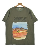 LOEWE（ロエベ）Tシャツ・カットソー カーキ サイズ:XL メンズ/2200702312151