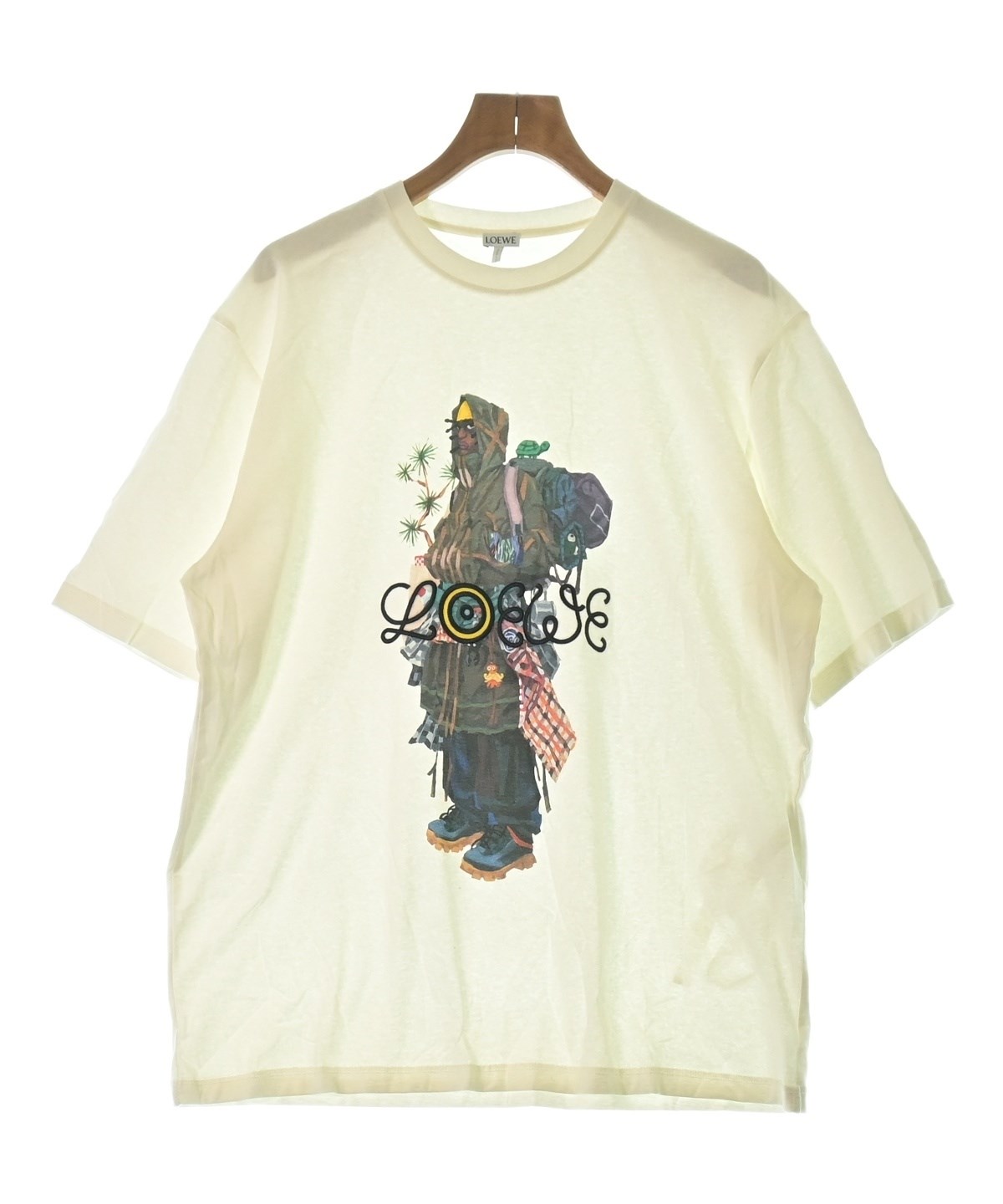 LOEWE（ロエベ）Tシャツ・カットソー 白 サイズ:S メンズ