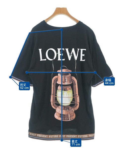 LOEWE（ロエベ）Tシャツ・カットソー 黒 サイズ:L レディース/2200700832071